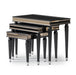 AICO La Francaise Nesting Tables in Black Ice - Furniture Land (Milwaukee, WI)