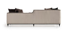 AICO La Francaise Mansion Sofa in Cafe/Black - Furniture Land (Milwaukee, WI)