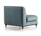 AICO La Francaise Armless Chair in Azure/Black - Furniture Land (Milwaukee, WI)