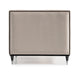 AICO La Francaise Armless Chair in Cafe/Black - Furniture Land (Milwaukee, WI)