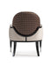 AICO La Francaise Accent Chair in Cafe/Black - Furniture Land (Milwaukee, WI)