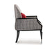 AICO La Francaise Accent Chair in Domino/Black - Furniture Land (Milwaukee, WI)