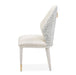 AICO Furniture Lisbon Side Chair in Silken Matte Cream - Furniture Land (Milwaukee, WI)