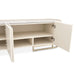 AICO Lisbon Media Cabinet in Silken Matte Cream - Furniture Land (Milwaukee, WI)