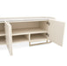 AICO Furniture Lisbon Media Cabinet in Silken Cream Bronze - Furniture Land (Milwaukee, WI)