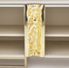 AICO Furniture Lisbon Media Cabinet in Silken Cream Bronze - Furniture Land (Milwaukee, WI)