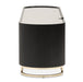 AICO Furniture Lisbon Media Cabinet in Silken Matte Black - Furniture Land (Milwaukee, WI)