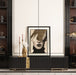 AICO Furniture Lisbon Media Cabinet in Silken Matte Black - Furniture Land (Milwaukee, WI)