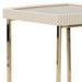 AICO Furniture Lisbon Side Table in Silken Matte Cream - Furniture Land (Milwaukee, WI)