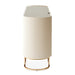 AICO Furniture Lisbon Console Table in Silken Matte Cream - Furniture Land (Milwaukee, WI)