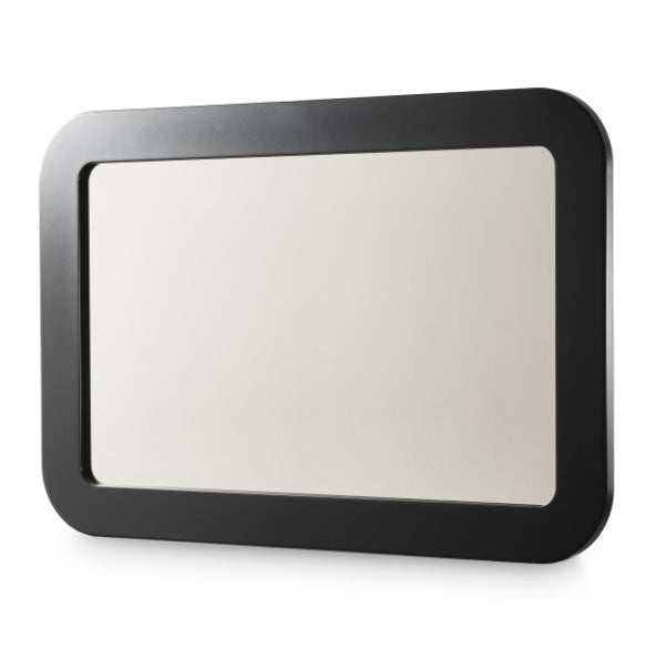 AICO Furniture Wall Mirror in Silken Matte Black - Furniture Land (Milwaukee, WI)