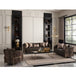 AICO Furniture Lisbon Loveseat in Onyx Gold - Furniture Land (Milwaukee, WI)