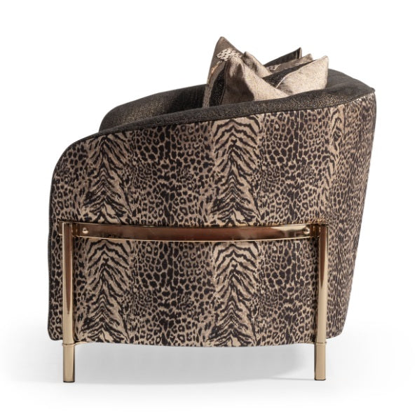 AICO Furniture Lisbon Sofa in Onyx Gold - Furniture Land (Milwaukee, WI)