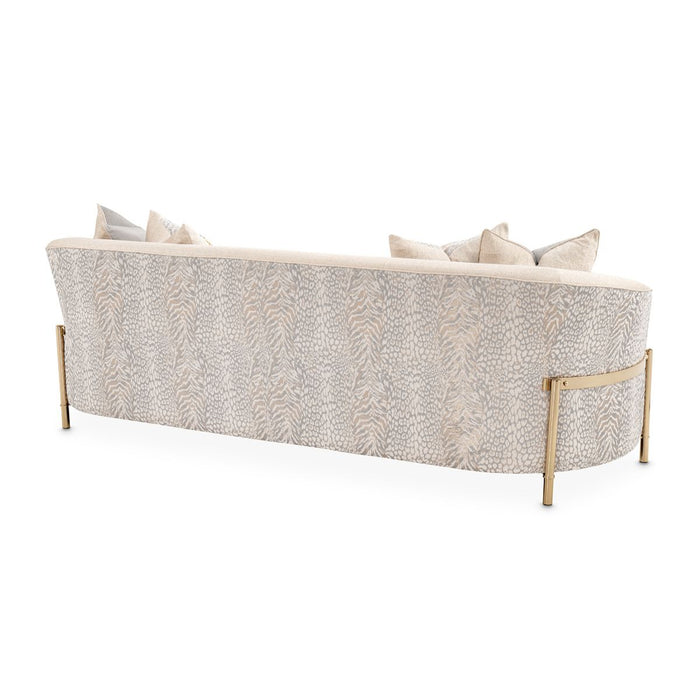 AICO Lisbon Sofa in Opal Gold - Furniture Land (Milwaukee, WI)