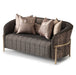 AICO Furniture Lisbon Loveseat in Onyx Gold - Furniture Land (Milwaukee, WI)