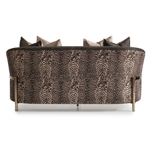 AICO Furniture Lisbon Loveseat in Onyx Gold - Furniture Land (Milwaukee, WI)