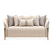 AICO Lisbon Loveseat in Opal Gold - Furniture Land (Milwaukee, WI)