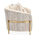 AICO Lisbon Loveseat in Opal Gold - Furniture Land (Milwaukee, WI)