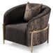 AICO Furniture Lisbon Chair in Onyx Gold - Furniture Land (Milwaukee, WI)