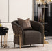 AICO Furniture Lisbon Chair in Onyx Gold - Furniture Land (Milwaukee, WI)