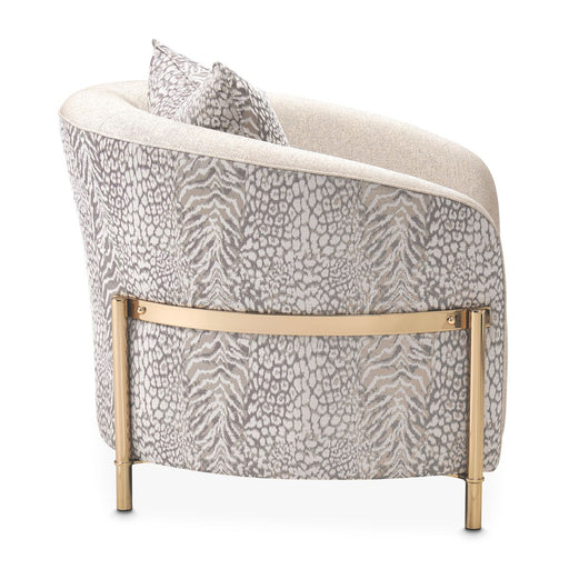 AICO Lisbon Chair in Opal Gold - Furniture Land (Milwaukee, WI)
