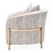 AICO Lisbon Chair in Opal Gold - Furniture Land (Milwaukee, WI)
