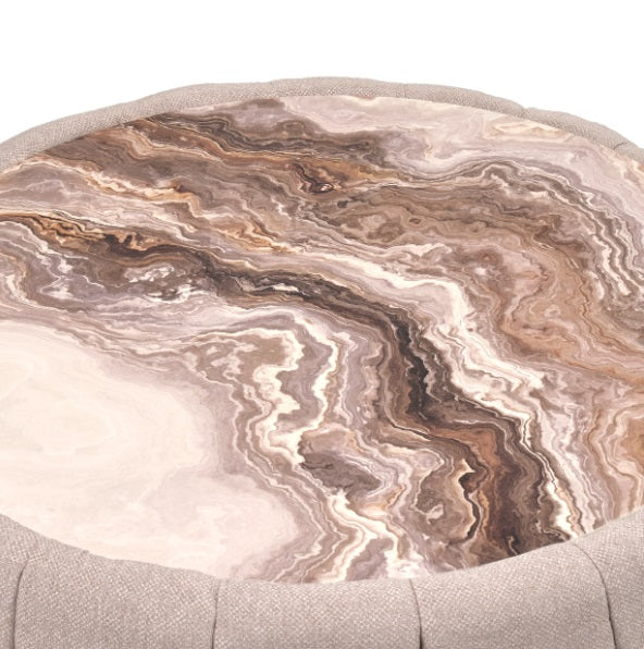 AICO Furniture Lucca Cocktail Table in Silver - Furniture Land (Milwaukee, WI)
