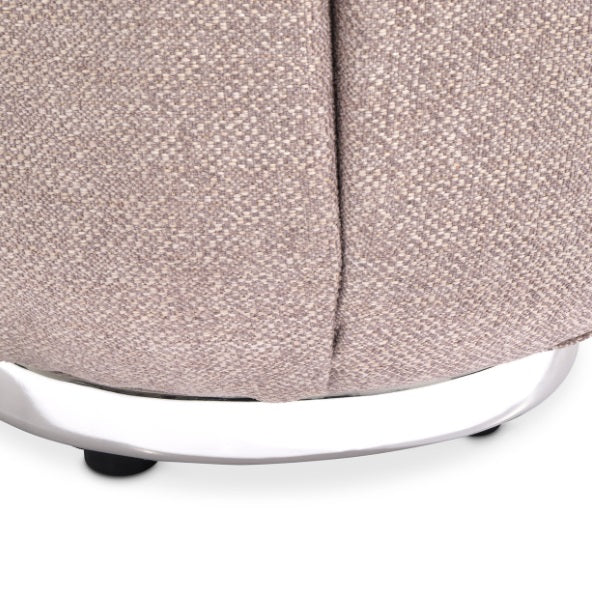 AICO Furniture Lucca Side Table in Silver - Furniture Land (Milwaukee, WI)