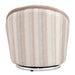 AICO Furniture Lucca Swivel Chair Silver in Silver - Furniture Land (Milwaukee, WI)