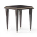 AICO Lousanne Side Table in Glossy Mocha Sand - Furniture Land (Milwaukee, WI)