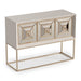 AICO Furniture Madison Small Console with Leg in Glistening Gold - Furniture Land (Milwaukee, WI)