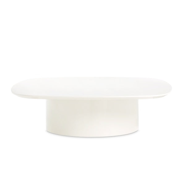 AICO Furniture Le Montreaux Cocktail Table in Cloud White - Furniture Land (Milwaukee, WI)