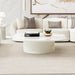 AICO Furniture Le Montreaux Cocktail Table in Cloud White - Furniture Land (Milwaukee, WI)