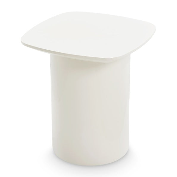 AICO Furniture Le Montreaux Accent Table in Cloud White - Furniture Land (Milwaukee, WI)