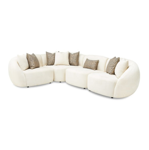 AICO Furniture Le Montreaux Corner Unit in Gardenia - Furniture Land (Milwaukee, WI)