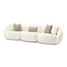 AICO Furniture Le Montreaux Corner Unit in Gardenia - Furniture Land (Milwaukee, WI)
