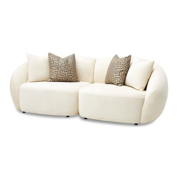 AICO Furniture Le Montreaux Corner Unit in Gardenia - Furniture Land (Milwaukee, WI)