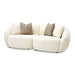 AICO Furniture Le Montreaux Corner Unit in Gardenia - Furniture Land (Milwaukee, WI)