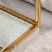 AICO Furniture Savannah Breeze End Table in Bright Gold - Furniture Land (Milwaukee, WI)