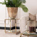 AICO Furniture Savannah Breeze End Table in Bright Gold - Furniture Land (Milwaukee, WI)