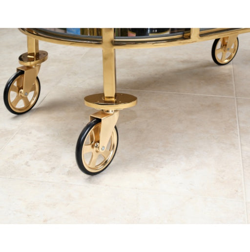AICO Furniture Savannah Breeze Serving Cart in Bright Gold - Furniture Land (Milwaukee, WI)