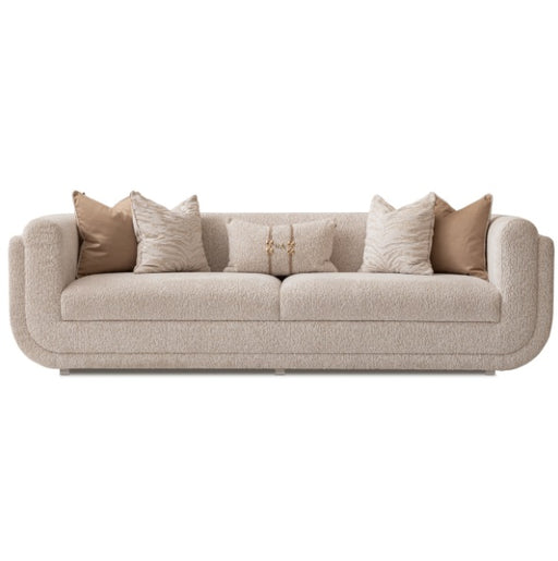 AICO Furniture Savannah Breeze Mansion Sofa Cashmere in Bright Gold - Furniture Land (Milwaukee, WI)