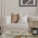 AICO Furniture Savannah Breeze Mansion Sofa Cashmere in Bright Gold - Furniture Land (Milwaukee, WI)