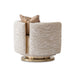 AICO Furniture Savannah Breeze Swivel Chair Cashmere in Bright Gold - Furniture Land (Milwaukee, WI)