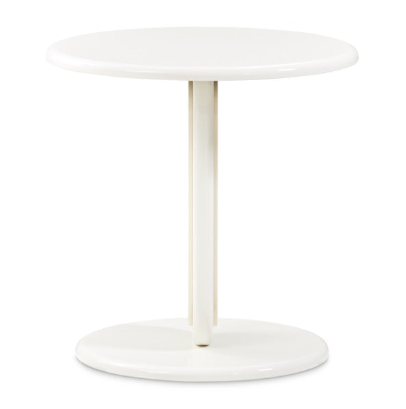 AICO Furniture Sassani End Table in Pearl White/Gold - Furniture Land (Milwaukee, WI)