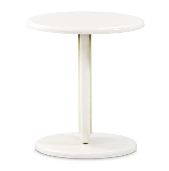 AICO Furniture Sassani Accent Table in Pearl White/Gold - Furniture Land (Milwaukee, WI)