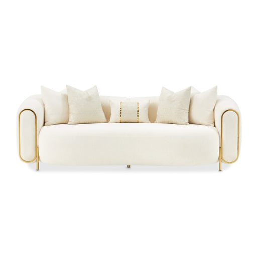 AICO Furniture Sassani Sofa Crepe in Gold - Furniture Land (Milwaukee, WI)