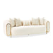 AICO Furniture Sassani Sofa Crepe in Gold - Furniture Land (Milwaukee, WI)