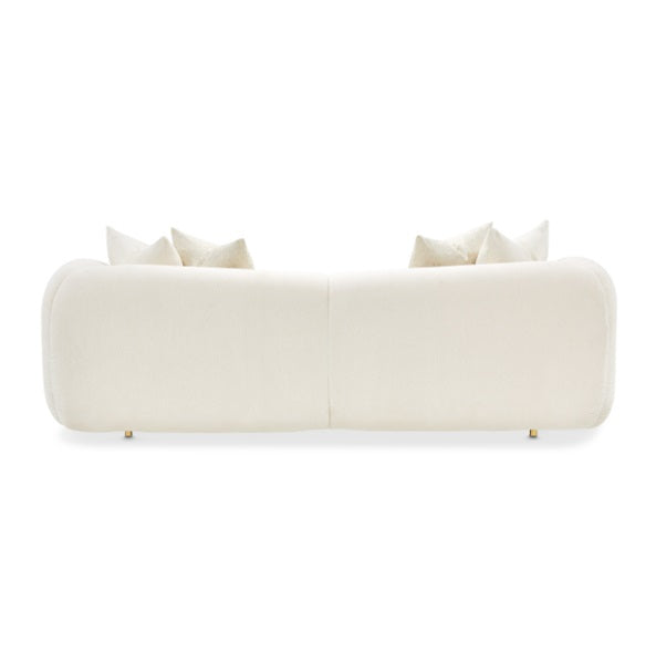 AICO Furniture Sassani Sofa Crepe in Gold - Furniture Land (Milwaukee, WI)