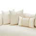 AICO Furniture Sassani Loveseat Crepe in Gold - Furniture Land (Milwaukee, WI)